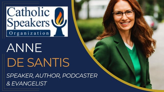 Anne DeSantis - Model/Actress, Author, Podcaster and Catholic Speaker